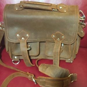 Handmade Leather crossbody bag
